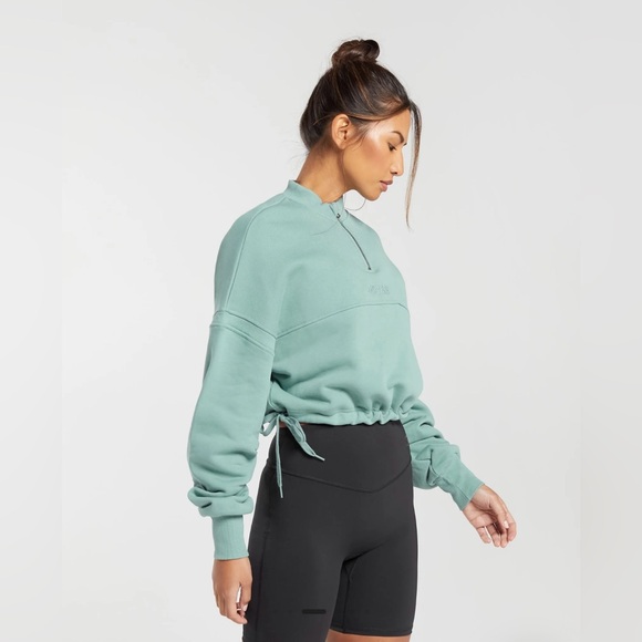 GYMSHARK HEAVYWEIGHT LOOPBACK SWEAT PULLOVER - Picture 1 of 5